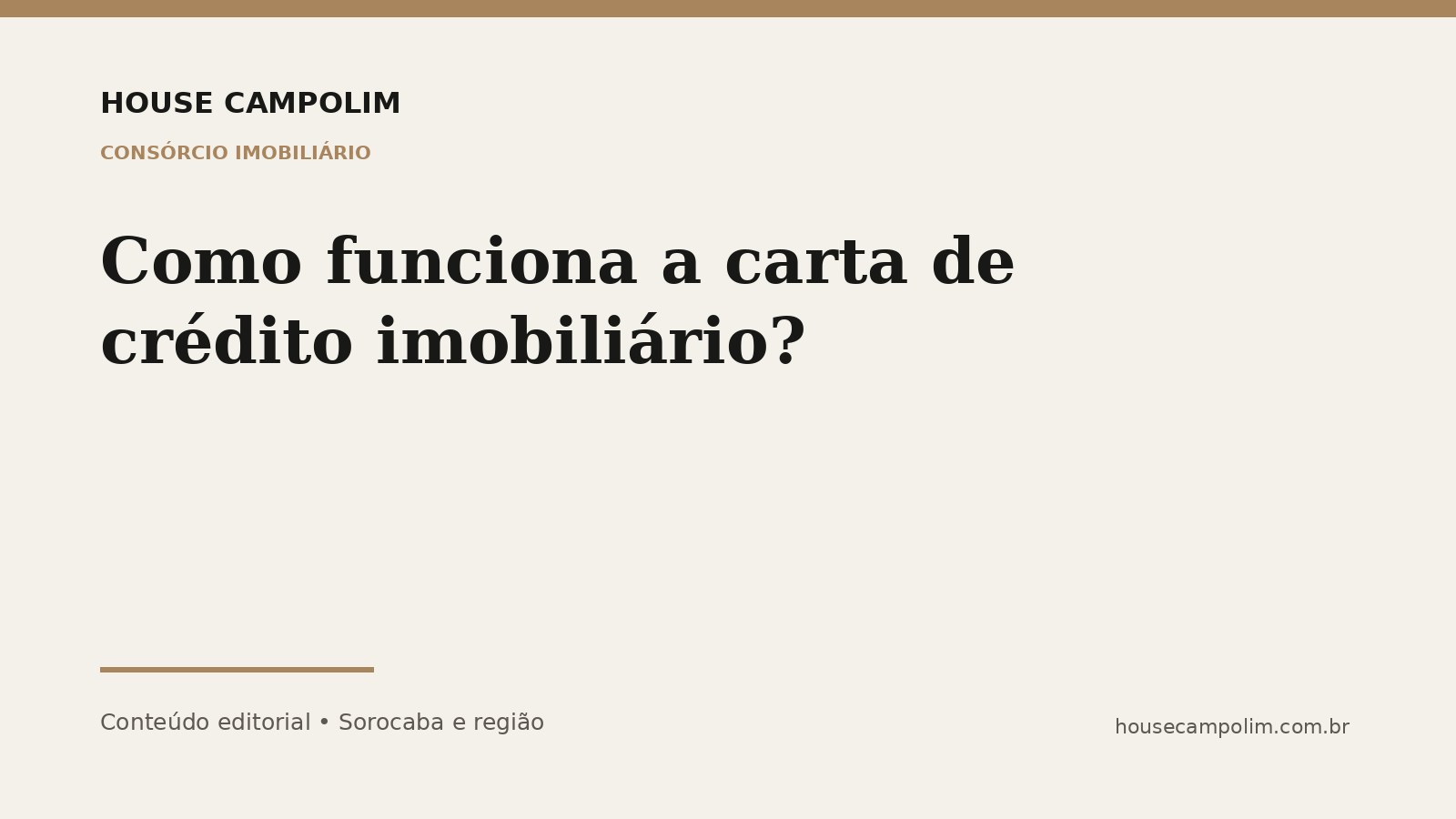 Carta de crédito imobiliário e etapas do consórcio para compra de imóvel